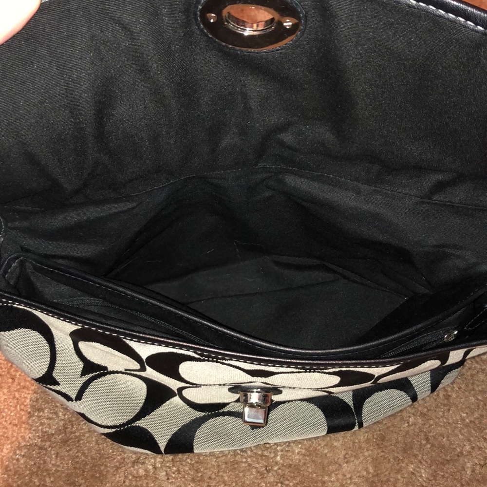 *SOLD* Coach Foldover Purse with Toggle Closure - Picture 6 of 6